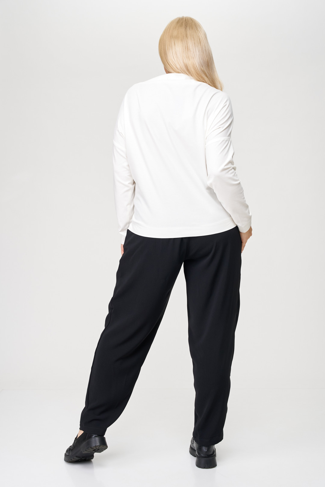 Джемпер SOVA 11159 молочный - фото 3